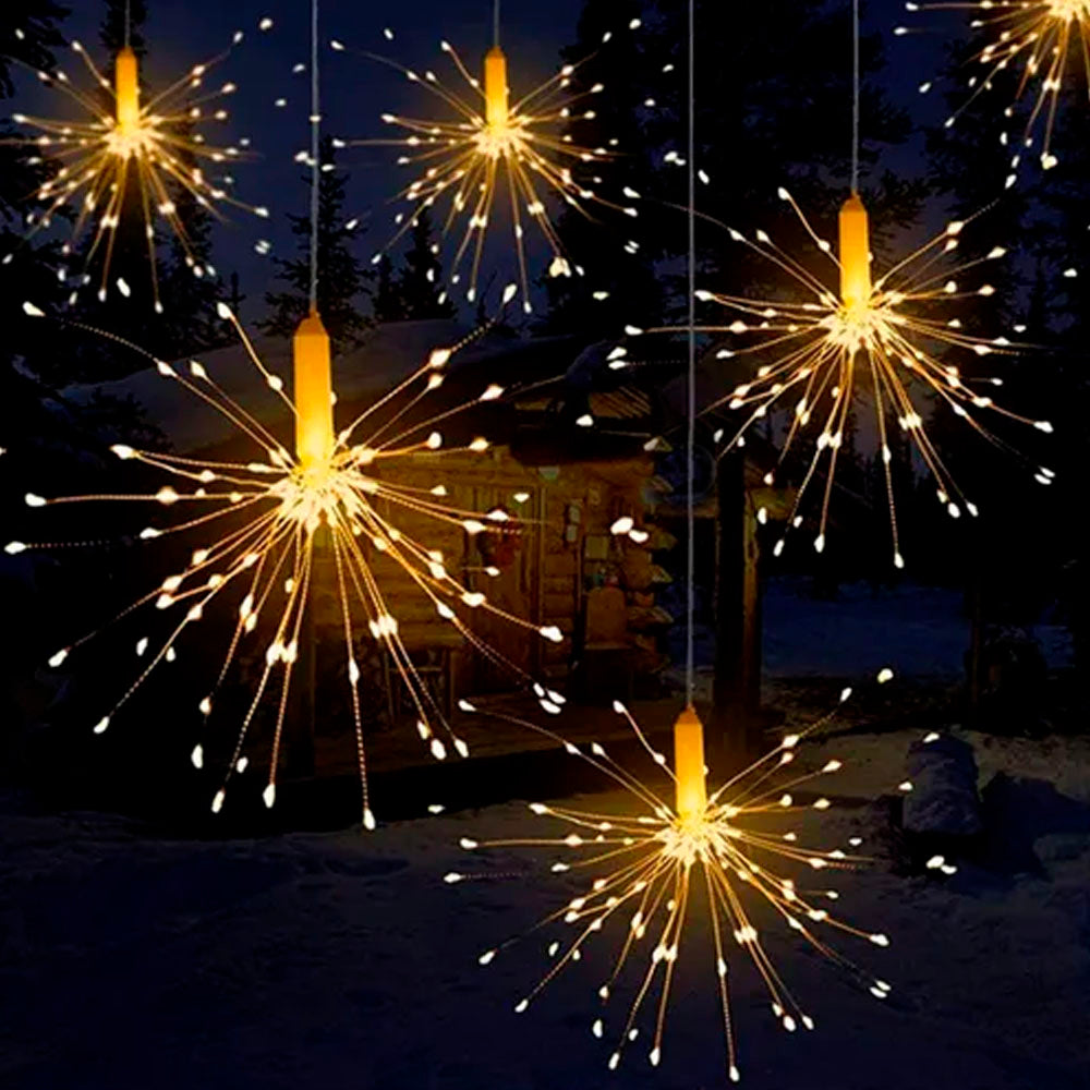 Luces Fuegos Artificiales LED-TrendStar™ 🎇- 3 METROS(500 luces)