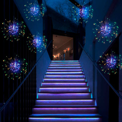 Luces Fuegos Artificiales LED-TrendStar™ 🎇- 3 METROS(500 luces)