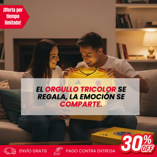 Camiseta Premium Colombia 2026 – Diseño Tipo Jugador