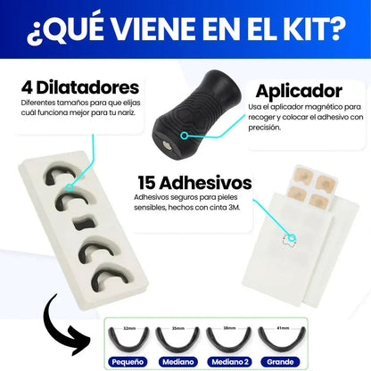 Kit x15 IMANES de Dilatadores Nasales Magnéticos – Respirá Mejor, Dormí Mejor🍃☪️