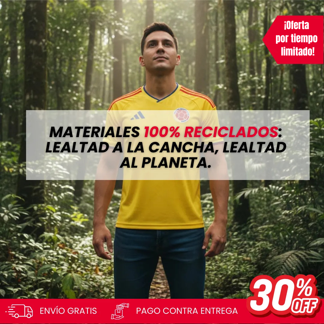 Camiseta Premium Colombia 2026 – Diseño Tipo Jugador