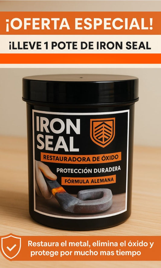 IRON SEAL - Restaurador de Hierros y Metales con Blindaje - Antioxidante