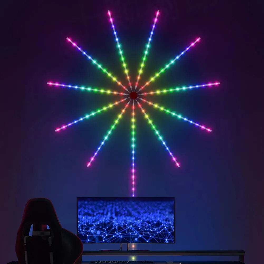 Luces Inteligentes con Sensor de Sonido - Efecto Fuegos Artificiales✔