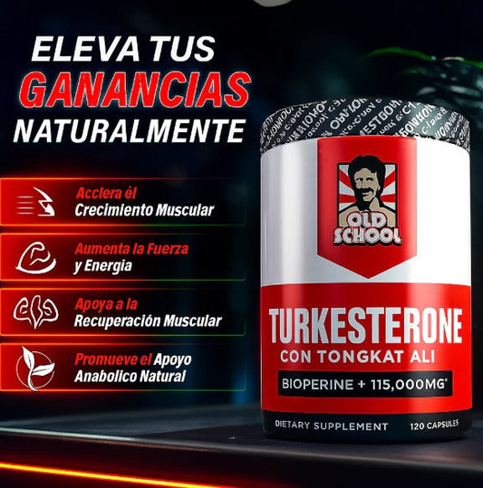 🔥Turkesterona 120 caps old school labs 🔥 🚨 [ÚLTIMAS UNIDADES] 🚨
