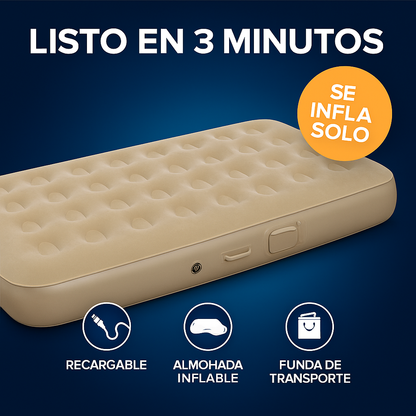 Colchón Autoinflable Recargable - En 2 Minutos esta Listo