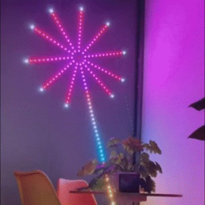 Luces Inteligentes con Sensor de Sonido - Efecto Fuegos Artificiales✔
